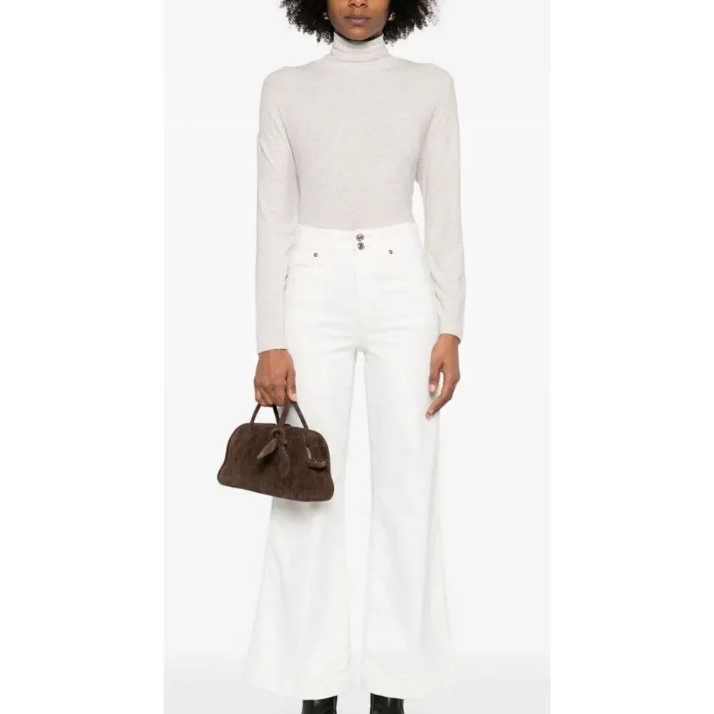 Vince Roll-Neck Long-Sleeve Wool & Cashmere Sweater NWT Size Large